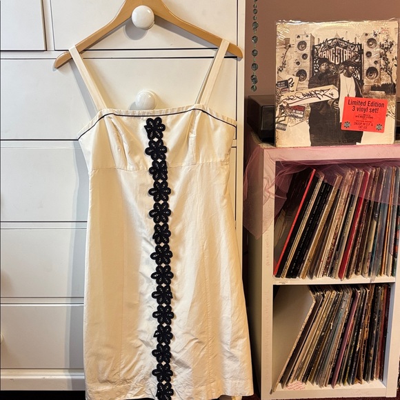 Lilly Pulitzer Dresses & Skirts - Lilly Pulitzer Vintage 90s White Label Silk Cotton Dress Lace Babydoll Y2K Cream